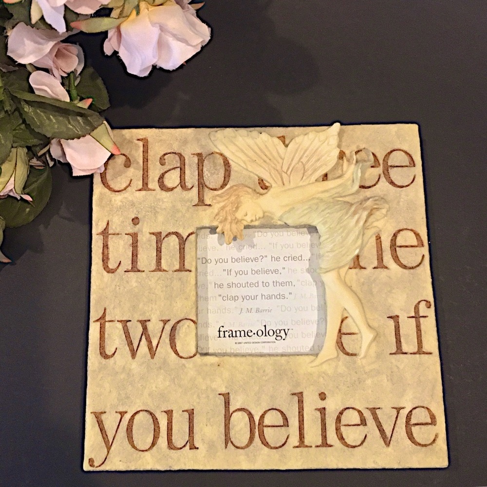 Shabby Chic Tinkerbell magical Faerie photo frame